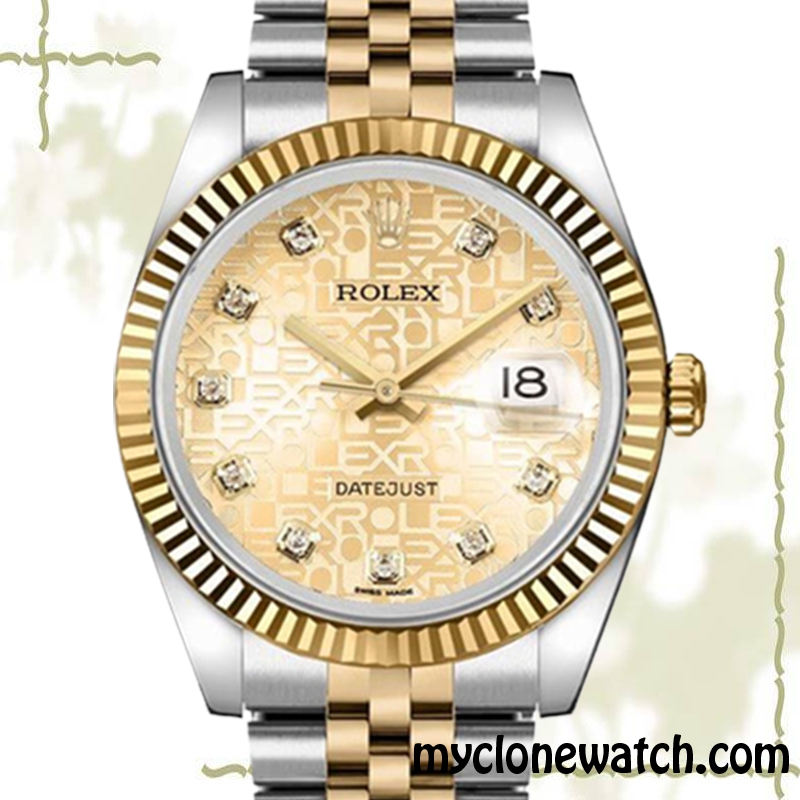 Clone Rolex Datejust Rolex Calibre 2836/2813 Men's 116233CJDJ Two-tone - Clone Watch - Superlative Quality Positive Reviews
